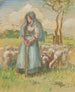 The Shepherd - Camille Pissarro — artwork view