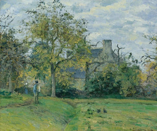 La Maison de Piette Montfoucault - Camille Pissarro — artwork view