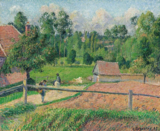 La Maison Delafolie, Eragny - Camille Pissarro — artwork view