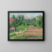 La Maison Delafolie, Eragny - Camille Pissarro — framed artwork on a wall