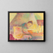 La mère de l'artiste au lit - Camille Pissarro — framed artwork on a wall