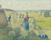 The Harvest of Hay - Camille Pissarro — artwork view