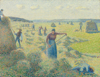 The Harvest of Hay - Camille Pissarro — artwork view