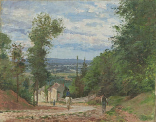La route de Marly à Louveciennes - Camille Pissarro — artwork view