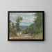 La route de Marly à Louveciennes - Camille Pissarro — framed artwork on a wall