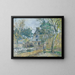 La ferme de Montfoucault - Camille Pissarro — framed artwork on a wall