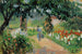 L'Allée du jardin d'Éragny - Camille Pissarro — artwork view