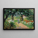 L'Allée du jardin d'Éragny - Camille Pissarro — framed artwork on a wall