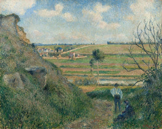 Landscape Painting of Bazincourt - Camille Pissarro — artwork view