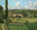 Landscape at Pontoise - Camille Pissarro — artwork view