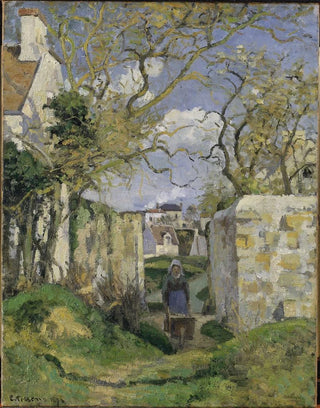 Landscape Painting from Pontoise - Camille Pissarro — artwork view