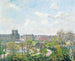 Le Jardin des Tuileries et le Pavillon de Flore, matin de printemps - Camille Pissarro — artwork view