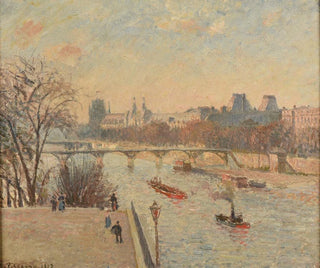 Le Louvre - Camille Pissarro — artwork view