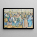 The Egg Market - Camille Pissarro — framed artwork on a wall