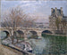Le Pont Royal et le Pavillon de Flore - Camille Pissarro — artwork view