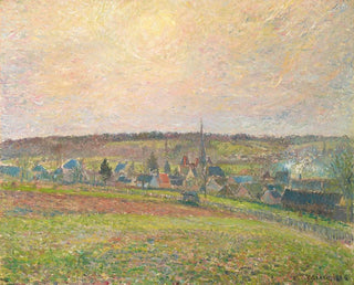 The Village of Ragny - Camille Pissarro — artwork view