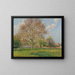The Big Walnut Ragné Afternoon - Camille Pissarro — framed artwork on a wall