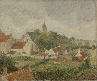 The village of Knokke - Camille Pissarro — artwork view