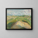 Les dunes de Knokke, effet de soleil - Camille Pissarro — framed artwork on a wall