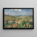 L'ermitage à Pontoise - Camille Pissarro — framed artwork on a wall