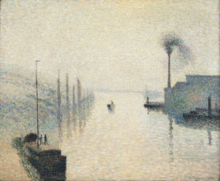 Le Lacroix à Rouen - Camille Pissarro — artwork view