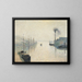 Le Lacroix à Rouen - Camille Pissarro — framed artwork on a wall