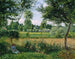 Morning Light Effect at Eragny - Camille Pissarro — artwork view