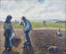 Peasants in the Fields - Camille Pissarro — artwork view