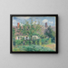 House of a Peasant at Ragny - Camille Pissarro — framed artwork on a wall