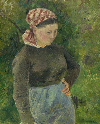 Peasant Painting - Camille Pissarro — artwork view