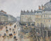 Place du Théâtre Français, Paris, under the rain - Camille Pissarro — artwork view