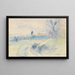 Pontoise - Camille Pissarro — framed artwork on a wall