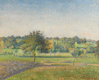 Prairie Ragny Painting - Camille Pissarro — artwork view