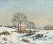 Snowy Landscape in South Norwood - Camille Pissarro — artwork view