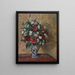 Still life with peonies and mock orange - Camille Pissarro — framed artwork on a wall