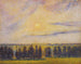 Sunset at Eragny - Camille Pissarro — artwork view