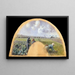 Les ramasseurs de choux - Camille Pissarro — framed artwork on a wall