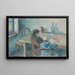 Les Enfants - Camille Pissarro — framed artwork on a wall