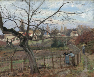 La clôture - Camille Pissarro — artwork view