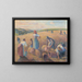 Les Glaneuses - Camille Pissarro — framed artwork on a wall