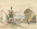 La route de Versailles à Louveciennes - Camille Pissarro — artwork view
