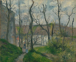 Le Palais Royal à l'Hermitage de Pontoise - Camille Pissarro — artwork view