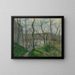 Le Palais Royal à l'Hermitage de Pontoise - Camille Pissarro — framed artwork on a wall