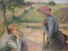 Two Young Peasant Women - Camille Pissarro — artwork view