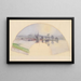 View of Rouen - Camille Pissarro — framed artwork on a wall