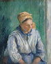 Study of the Laundress - Camille Pissarro — artwork view