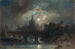 View of a City at Night - Camille Roqueplan — artwork view