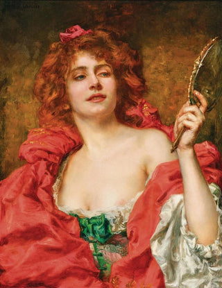 a beauty with red hair - Camillo Melnik — artwork view