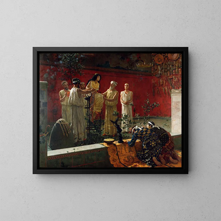 L'Oracle - Camillo Miola — framed artwork on a wall