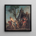 Camillus and the schoolmaster of Falerii - Domenico Corvi — framed artwork on a wall